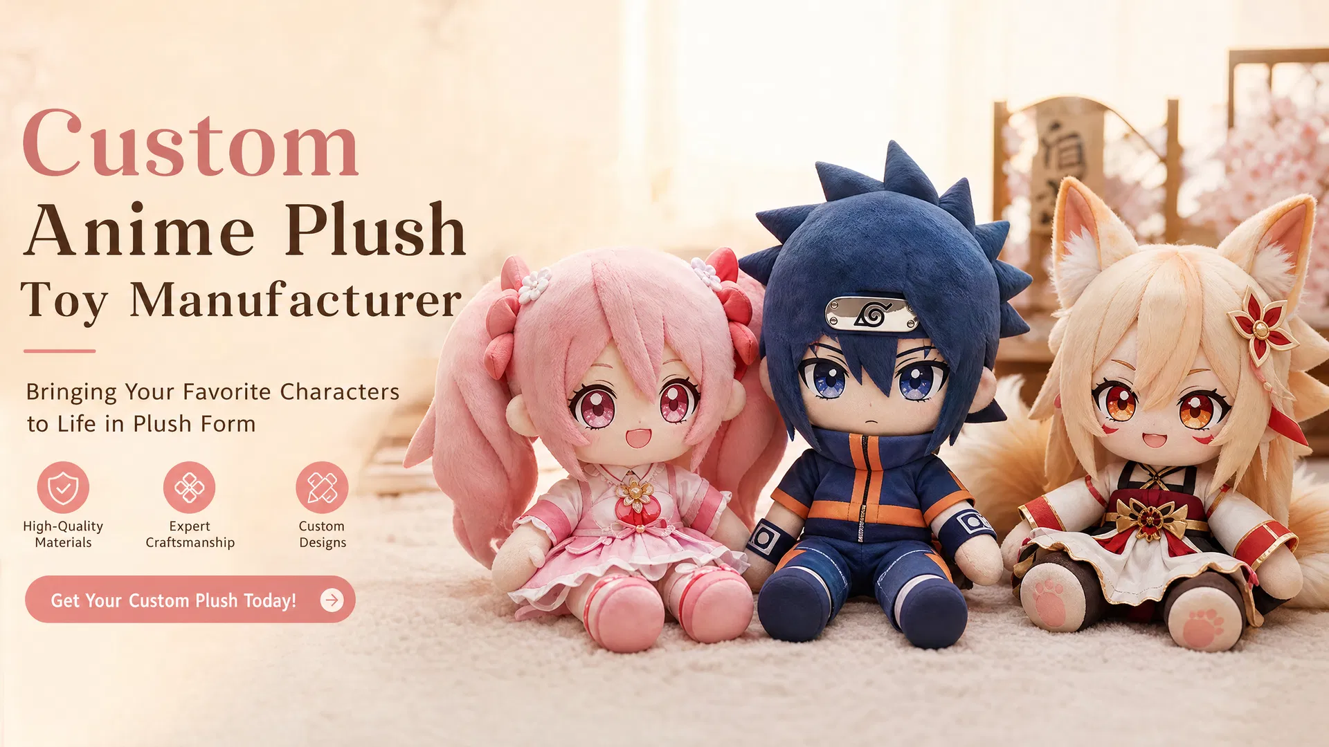 Custom Anime Plush Toys