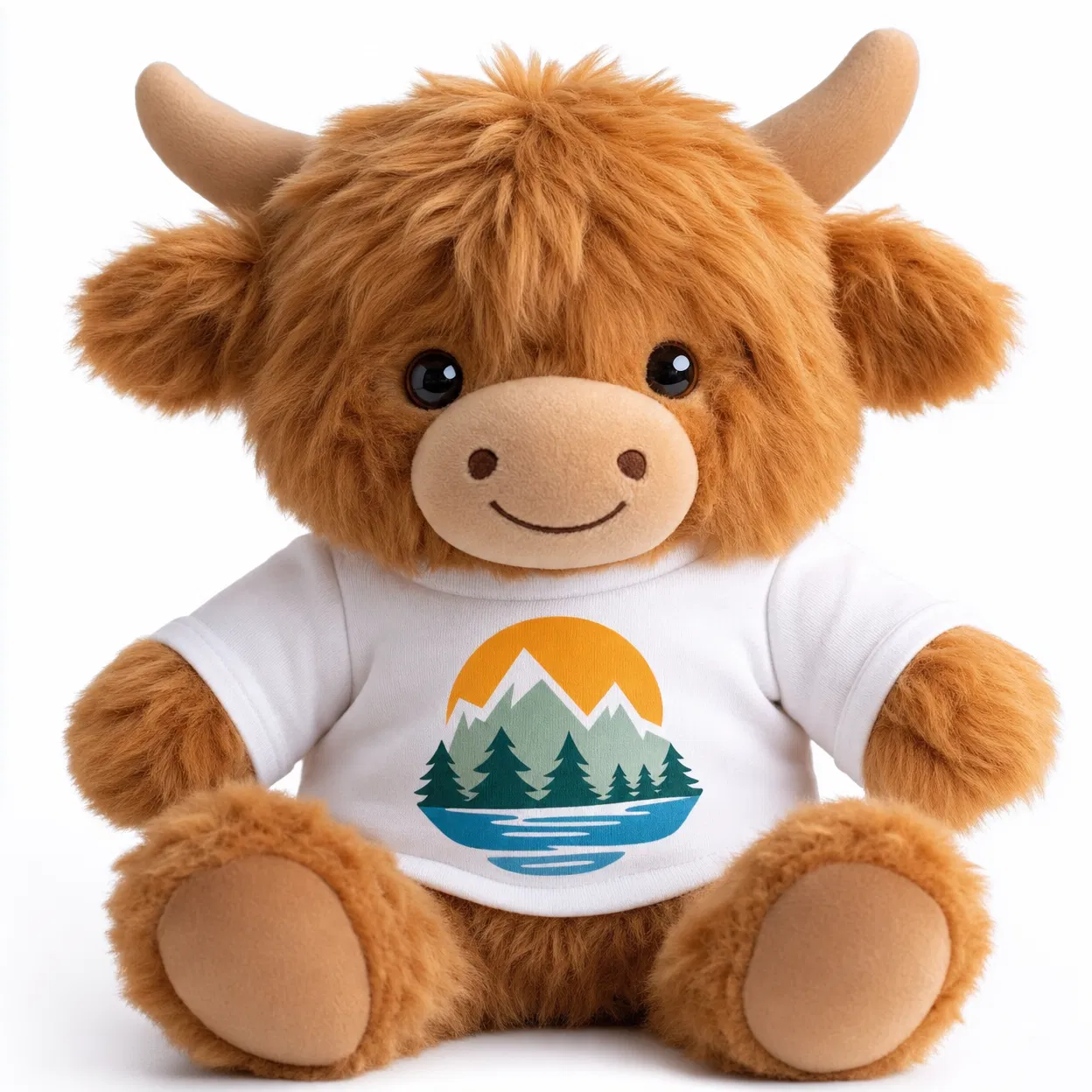 Logo on Outfit logo integration example on custom plush toy