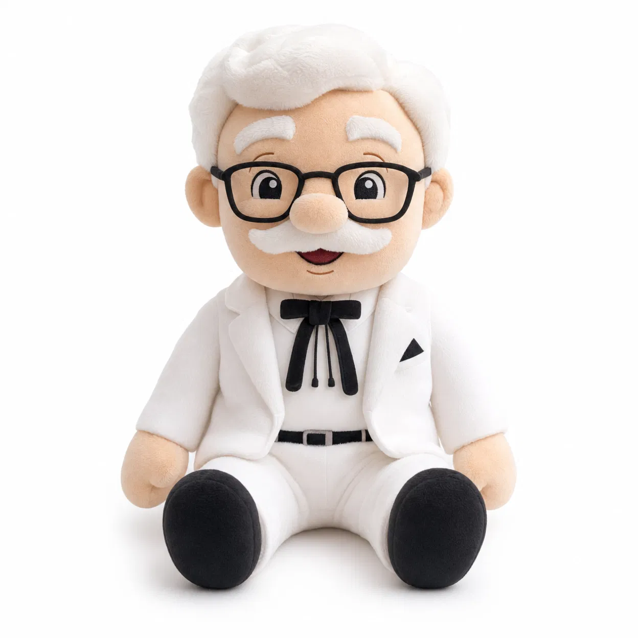 Colonel Sanders custom plush toy sample