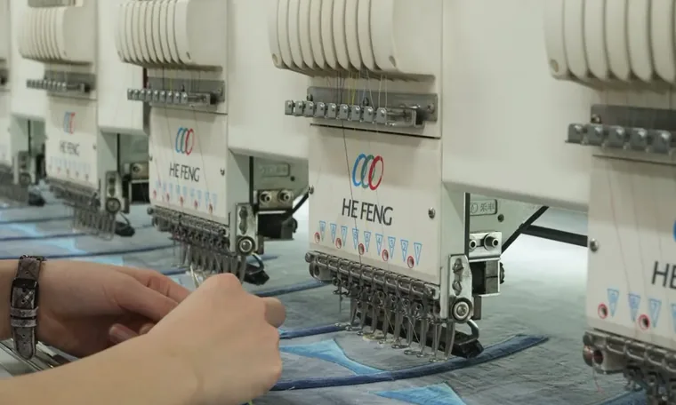 Computer embroidery equipment for accurate plush toy faces